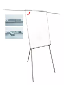 Topdrop – Magnetický flipchart 70x100 s výsuvnými rameny a nastavením výšky. ARTA | Kancelářská technika od Topdrop.cz