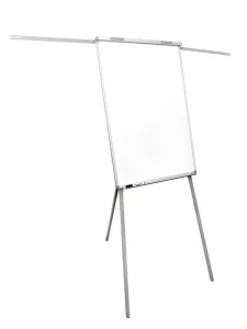 Magnetický flipchart 70x100 s výsuvnými rameny a nastavením výšky.