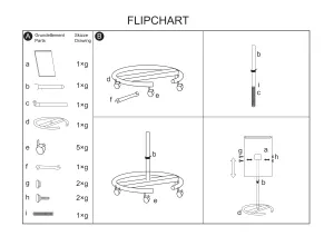 Topdrop – Magnetický Mobilchart ARTA PLUS 70 x 100 cm s výsuvnými rameny | Kancelářská technika od Topdrop.cz