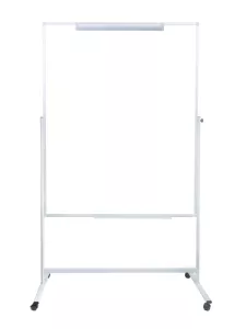 Moderační tabule ARTA s bílým lakovaným magnetickým povrchem.