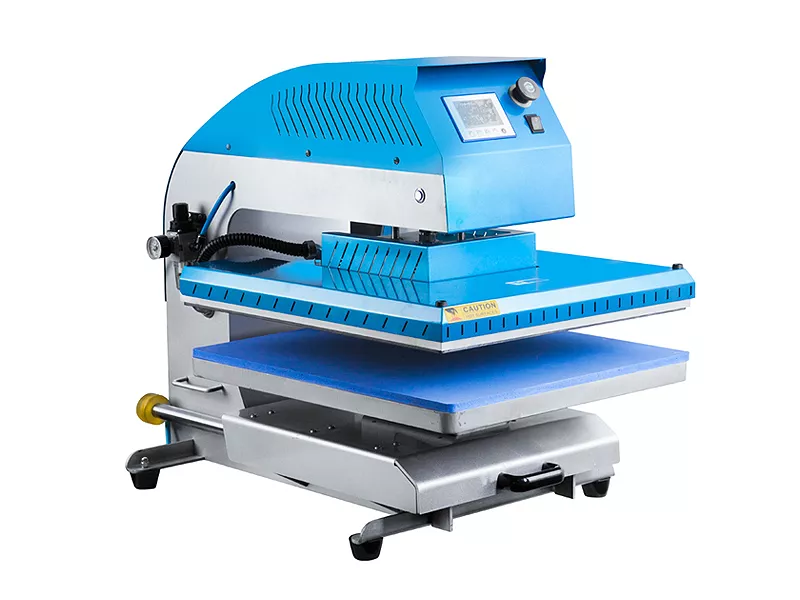 Topdrop – Automatický pneumatický lis na trika a ploché předměty s pracovní plochou 40 x 50 cm. ARTA | Kancelářská technika od Topdrop.cz