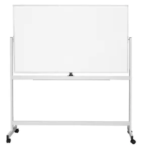 Topdrop – Oboustranný lakovaný Revolver ARTA 150 x 100 cm s ocelovým stojanem | Kancelářská technika od Topdrop.cz