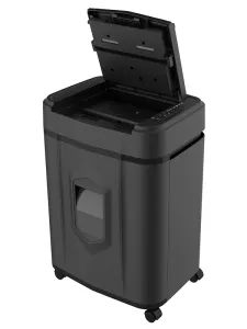 Skartovací stroj AT-140AF s automatickým podavačem.