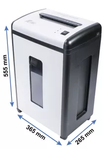 Topdrop – Skartovací stroj atraktivního designu s příčným řezem na papír a CD v řezu 2 x 10 mm | Kancelářská technika od Topdrop.cz
