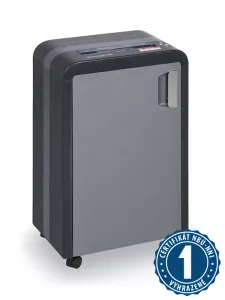 Kvalitní skartovací stroj ergonomického designu s vysokou kapacitou.