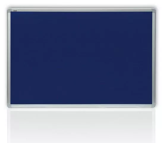Topdrop – Filcová modrá tabule v hliníkovém rámu 60 x 45 cm 2x3 | Kancelářská technika od Topdrop.cz