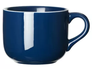 Barevný porcelánový hrnek na snídani nebo veliké kafe.