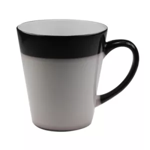 Keramický Latté černý měnící se hrnek - malý - 360 ml.