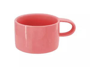 Elegantní sublimační hrnek v růžové barvě.