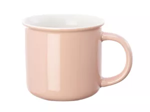 Exklusivní barevný porcelánový hrnek v pastelových barvách s bílou elegantní linkou