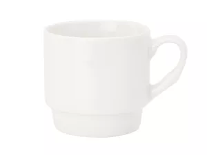 Elegantní porcelánový hrnek v bílé barvě