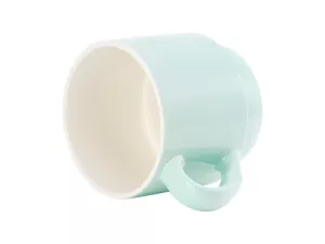 Topdrop – Elegantní porcelánový hrnek v pastelové barvě zelená mint | Kancelářská technika od Topdrop.cz