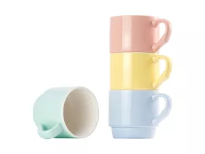 Topdrop – Elegantní porcelánový hrnek v pastelové, světle modré barvě. | Kancelářská technika od Topdrop.cz