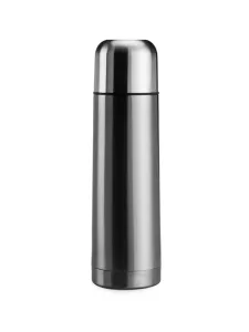 Stříbrná termoska s kovovým kelímkem 750 ml.