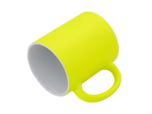 Topdrop – Hrnek s fluorescenční barvou pro potisk sublimací v žluté barvě. | Kancelářská technika od Topdrop.cz