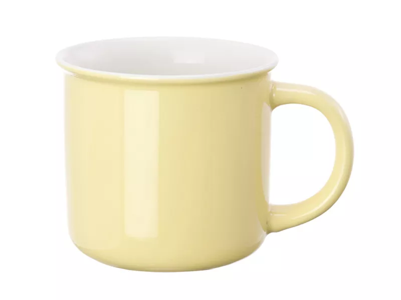 Topdrop – Exklusivní barevný porcelánový hrnek v pastelových barvách s bílou elegantní linkou | Kancelářská technika od Topdrop.cz