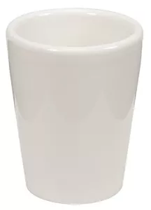 Bílý keramický panák - 1,5 OZ