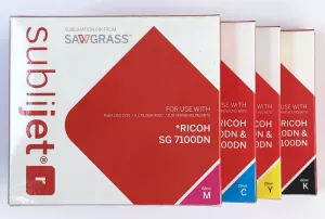 Cartridge se sublimačním inkoustem Sawgrass SubliJet-R pro Ricoh 7100.