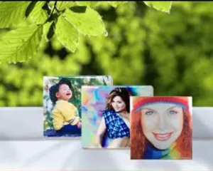 Keramická bílá dlaždice s lesklým povrchem vhodným pro potisk sublimací.