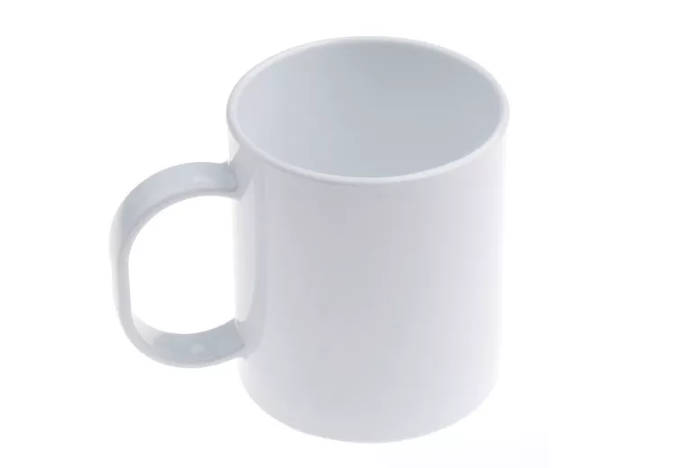 Topdrop – Bílý polymerový hrnek 11 Oz - objem 300 ml | Kancelářská technika od Topdrop.cz