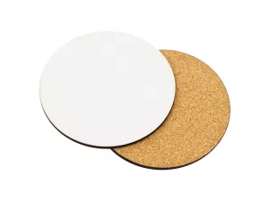 Kruhový elegatní MDF podtácek k potisku sublimací s průměrem 95 mm.