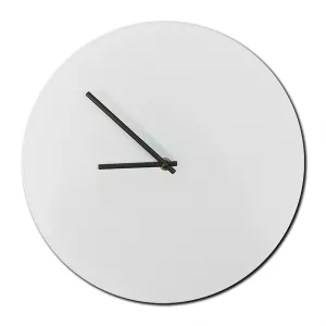 Skleněné sublimační hodiny na zeď