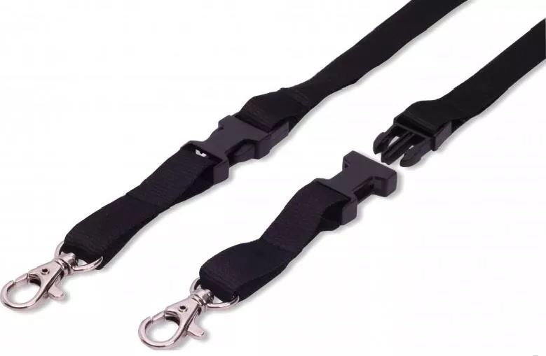 Topdrop – Šnůra na krk s karabinou a praktickými odpínacími karabinami CLASSIC | Kancelářská technika od Topdrop.cz