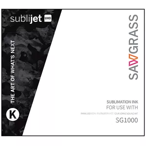Cartridge se sublimační inkoustem pro Virtuoso SG 1000 - barva černá
