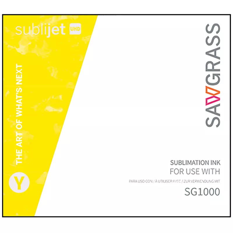 Topdrop – Cartridge se sublimační inkoustem pro Virtuoso SG 1000 - barva žlutá SAWGRASS | Kancelářská technika od Topdrop.cz