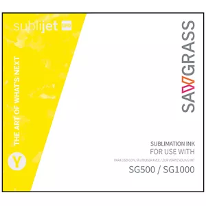 Cartridge se sublimační inkoustem pro Virtuoso SG 500 a SG 1000 - barva žlutá