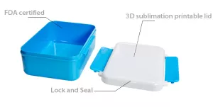 Topdrop – Svačinová polymerová krabička k potisku pomocí 3D sublimace. | Kancelářská technika od Topdrop.cz