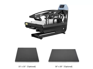 Topdrop – Manuání tepelný lis s automatickým otevíráním s rozměrem pracovní desky 50,8 x 40,6 cm | Kancelářská technika od Topdrop.cz