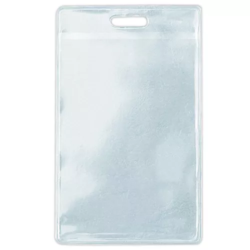 Topdrop – Čirá visačka z měkčeného PVC – svislá, vnitřní kapsy 90 x 58 mm. CLASSIC | Kancelářská technika od Topdrop.cz
