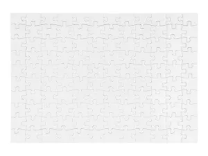 Obdélníkové sublimační puzzle z kartonu 20 x 28 cm - 120 dílků