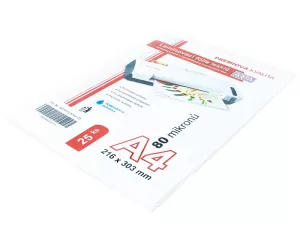 Laminovací fólie formátu A4 pro ochranu dokumentů,  štítků a certifikátů | Topdrop