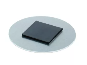 Topdrop – Kulatý sublimační magnet z bílého lesklého FRP - bez fólie CHROMALUXE | Kancelářská technika od Topdrop.cz