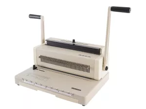 Vázací a děrovací stroj pro kovové hřbety 2:1