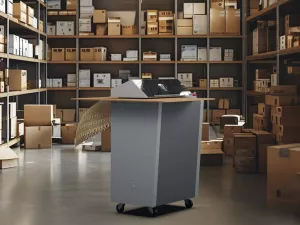Topdrop – KOBRA FLEXPACK s kompletním systémem sběru prachu včetně odsávacího zařízení pro zajištění bezprašnosti. | Kancelářská technika od Topdrop.cz
