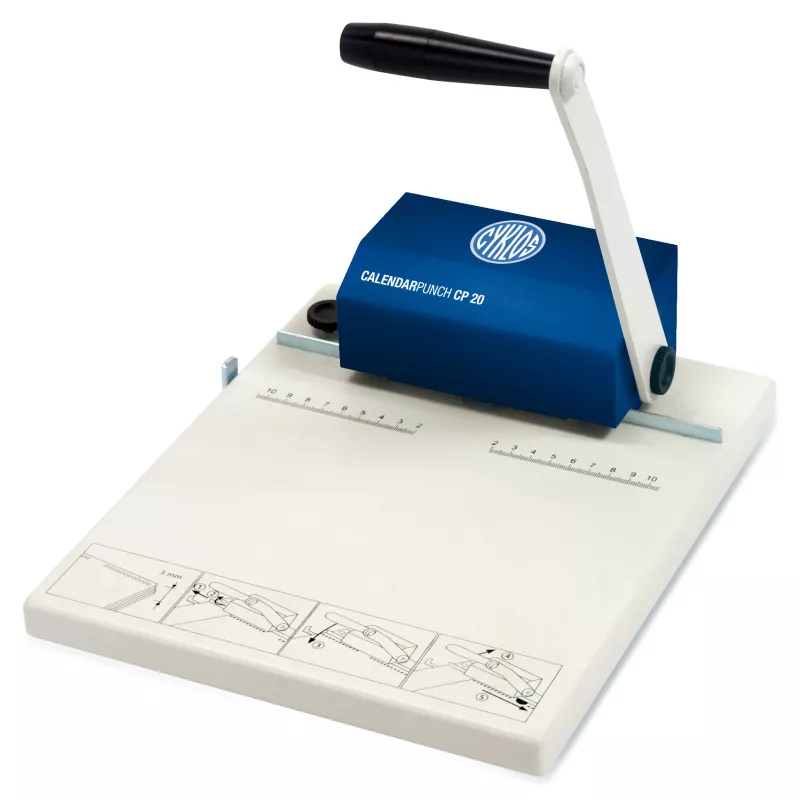 Topdrop – Děrovač kalendářů CP 20 pro kroužkovou vazbu kalendářů. CYKLOS | Kancelářská technika od Topdrop.cz