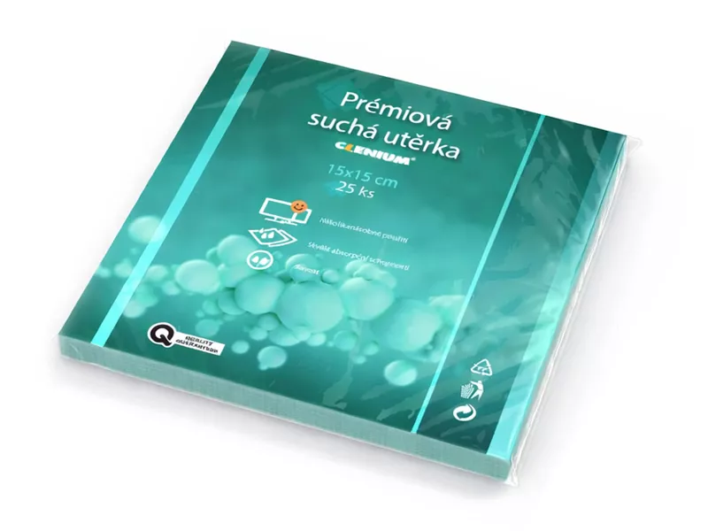 Topdrop – Prémiová suchá utěrka z netkané textilie. CLENIUM | Kancelářská technika od Topdrop.cz