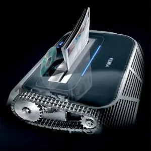 Topdrop – Profesionální skartovačka s automatickým mazáním a dotykovou obrazovkou pro osobní použití a malé kanceláře KOBRA | Kancelářská technika od Topdrop.cz