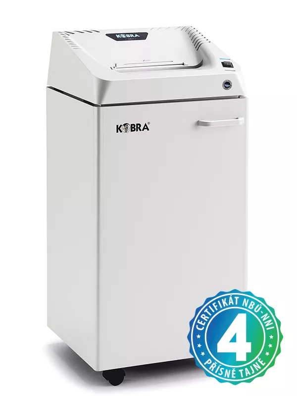 Topdrop – Profesionální skartovačka s vysokým zabezpečením pro středně velké kanceláře. KOBRA | Kancelářská technika od Topdrop.cz