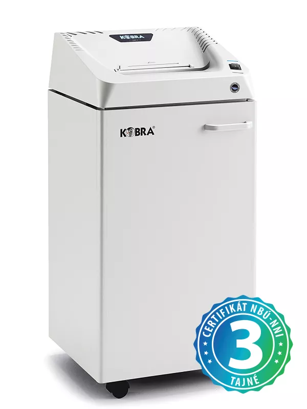 Topdrop – Profesionální skartovačka s vysokým zabezpečením pro středně velké kanceláře. KOBRA | Kancelářská technika od Topdrop.cz