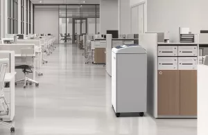 Topdrop – Profesionální skartovačka s dotykovou obrazovkou s vysokým zabezpečením pro středně velké a velké kanceláře. KOBRA | Kancelářská technika od Topdrop.cz