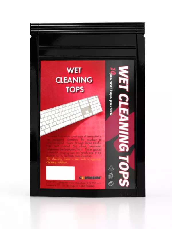 Topdrop – Vlhké tyčinky na čištění klávesnic. CLENIUM | Kancelářská technika od Topdrop.cz