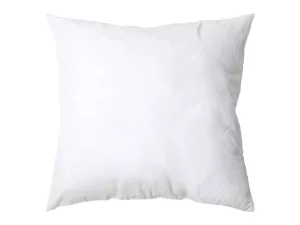 Výplň polštáře s polyesterovou stříží o rozměru 45 x 45 cm.