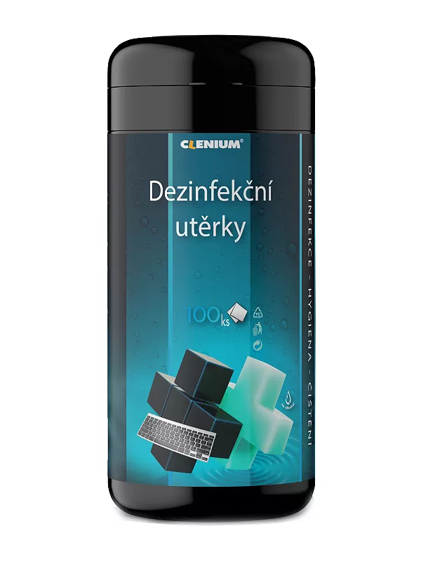 Topdrop – Praktické vlhčené utěrky v uzavíratelné dóze. CLENIUM | Kancelářská technika od Topdrop.cz
