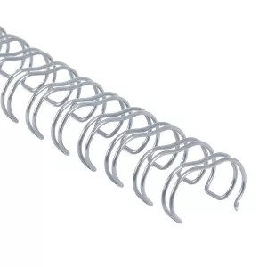 Dvojité kovové hřbety formátované – 30 cm, balení 100 ks