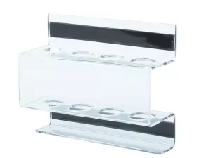 Topdrop – Elegantní transparentní držák na 4 popisovače. ARTA | Kancelářská technika od Topdrop.cz