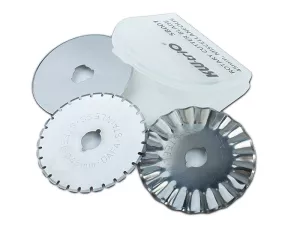 Sada kreativních řezných koleček pro KW Trio 3804 - 3 ks (vlnka, perforace a rovný řez).